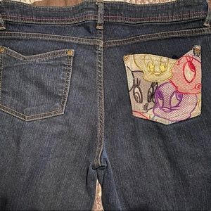 Lot 29 Tweety Bird 2000s Low Waisted Bootcut Jeans